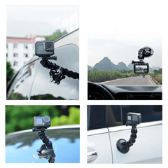 360&deg; Car Phone Holder Mount for GoPro 7 6 5 4 3 Camera