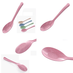 4pcs Long Handled Plastic Soup and Rice Spoon Set