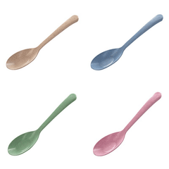 4pcs Long Handled Plastic Soup and Rice Spoon Set