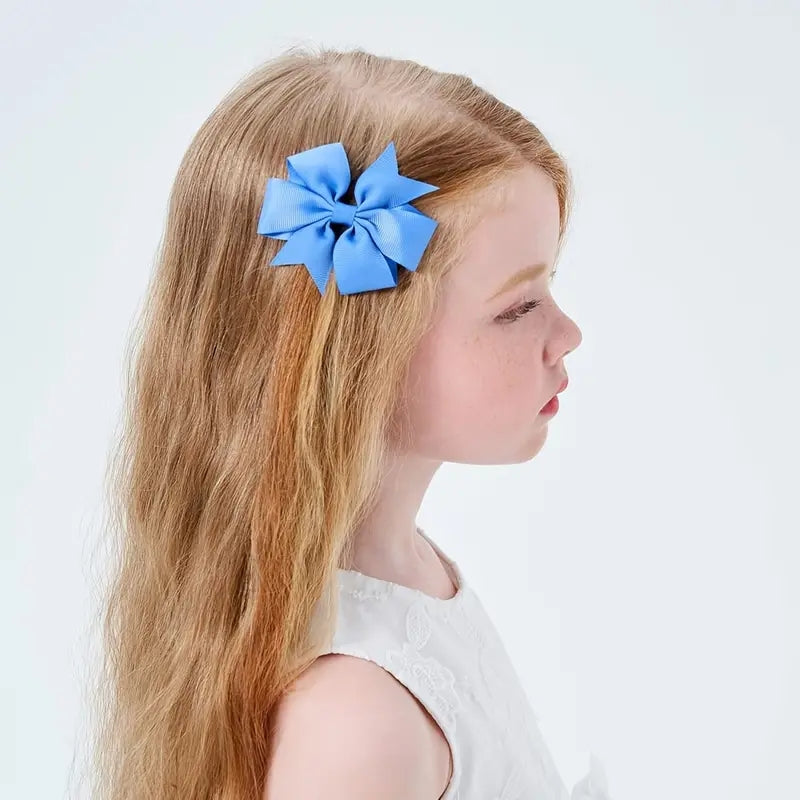 20-40pcs Girls Adorable Bow Hair Clips Headwear Hair Accessories