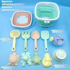 11pcs Beach Outdoors Toy Set Water Bucket Sand Shovel Children Play Sand Tool