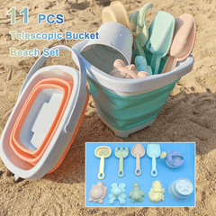 11pcs Beach Outdoors Toy Set Water Bucket Sand Shovel Children Play Sand Tool