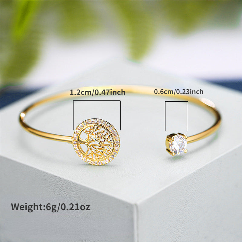 Tree Of Life Rhinestone Bracelet - Perfect Gift For Girls