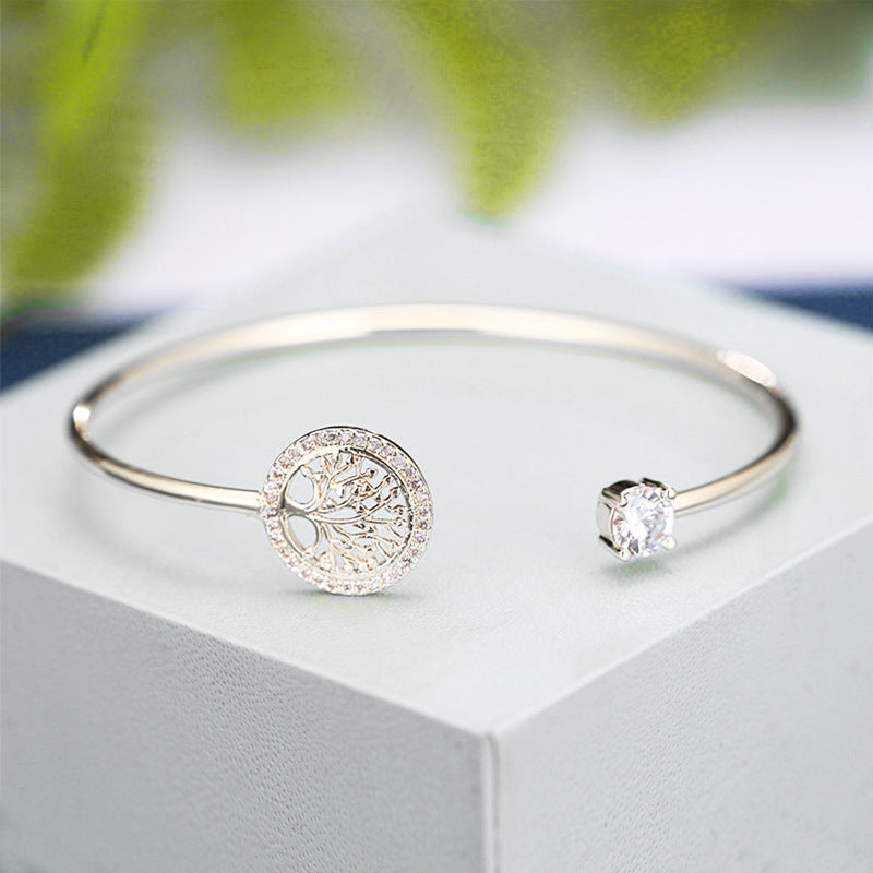 Tree Of Life Rhinestone Bracelet - Perfect Gift For Girls