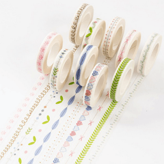 7mm 10m Washi Tape Diary Decoration Narrow Edge Stickers