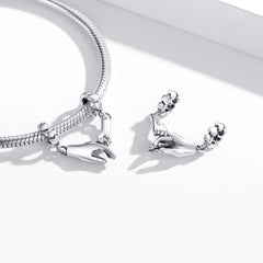 PANPOKI S925 Sterling Silver Family Affection Beads DIY Jewelry Making