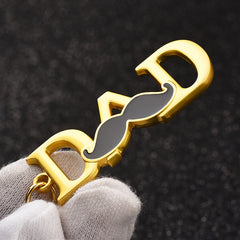 Father's Keychain With Dad Letter Father's Gift For Dad Papa