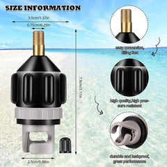 High Pressure Valve Adapter for Surfing and Longboarding