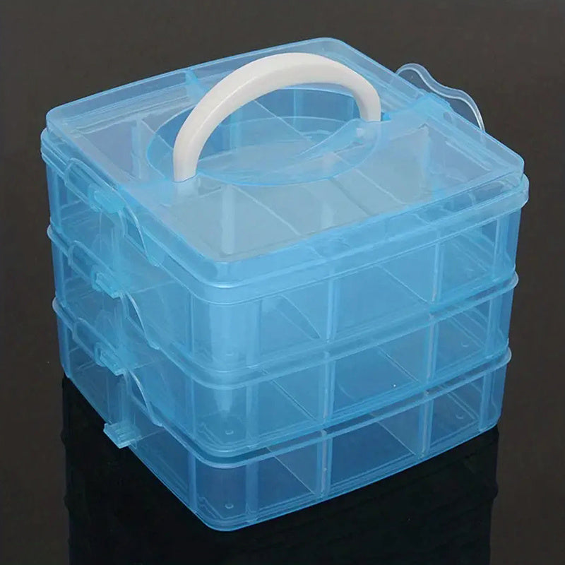 3 Tiers Stackable Storage Box Bead Organizers And Storage Container