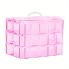 3 Tiers Stackable Storage Box Bead Organizers And Storage Container
