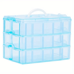 3 Tiers Stackable Storage Box Bead Organizers And Storage Container