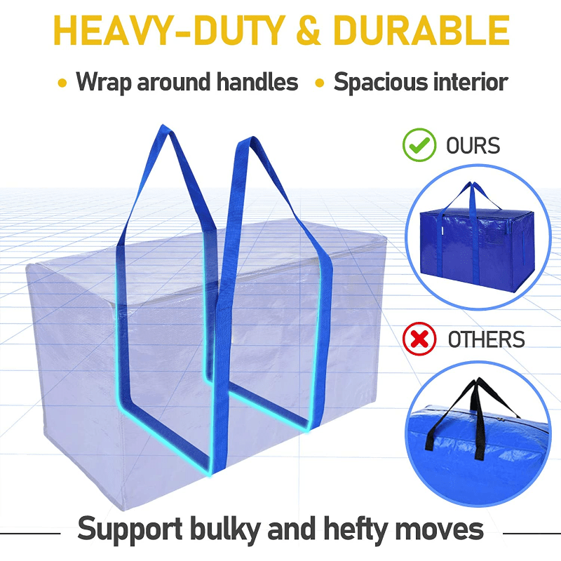 Large Capacity Foldable Moving Bag Lightweight Versatile Travel Luggage