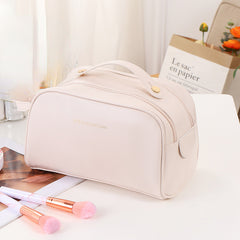 Waterproof Pocket Cosmetic Bag Double Zipper Makeup Bag