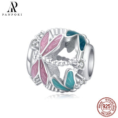 PANPOKI 925 Sterling Silver Charms for Bracelets Necklace DIY Jewelry