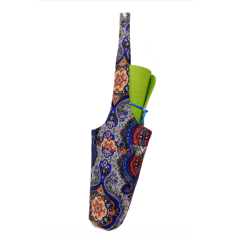 Canvas Yoga Mat Bag Single Shoulder Crossbody