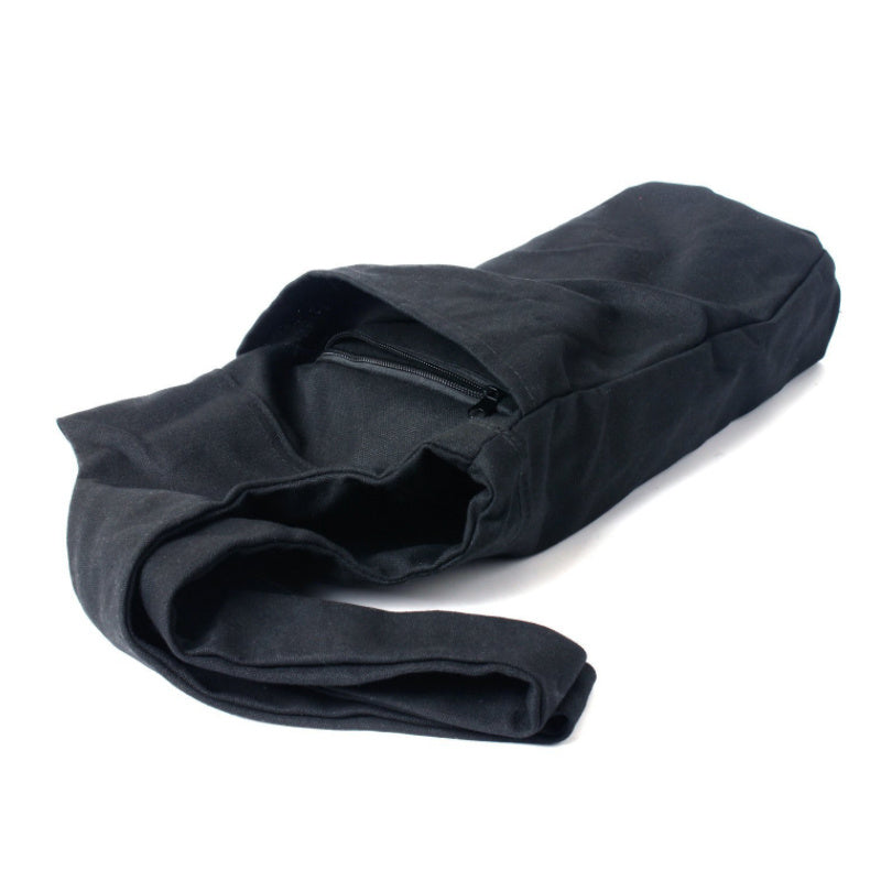 Canvas Yoga Mat Bag Single Shoulder Crossbody