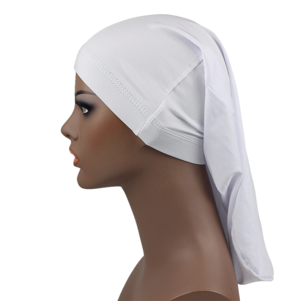 Dreadlocks Cap Elastic Beanie Soft Turban Casual Bonnet Inner Cap