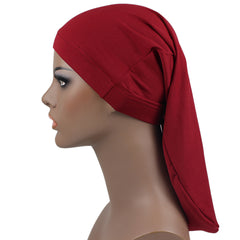 Dreadlocks Cap Elastic Beanie Soft Turban Casual Bonnet Inner Cap