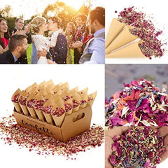 Biodegradable Dried Flower Confetti for Weddings & Parties