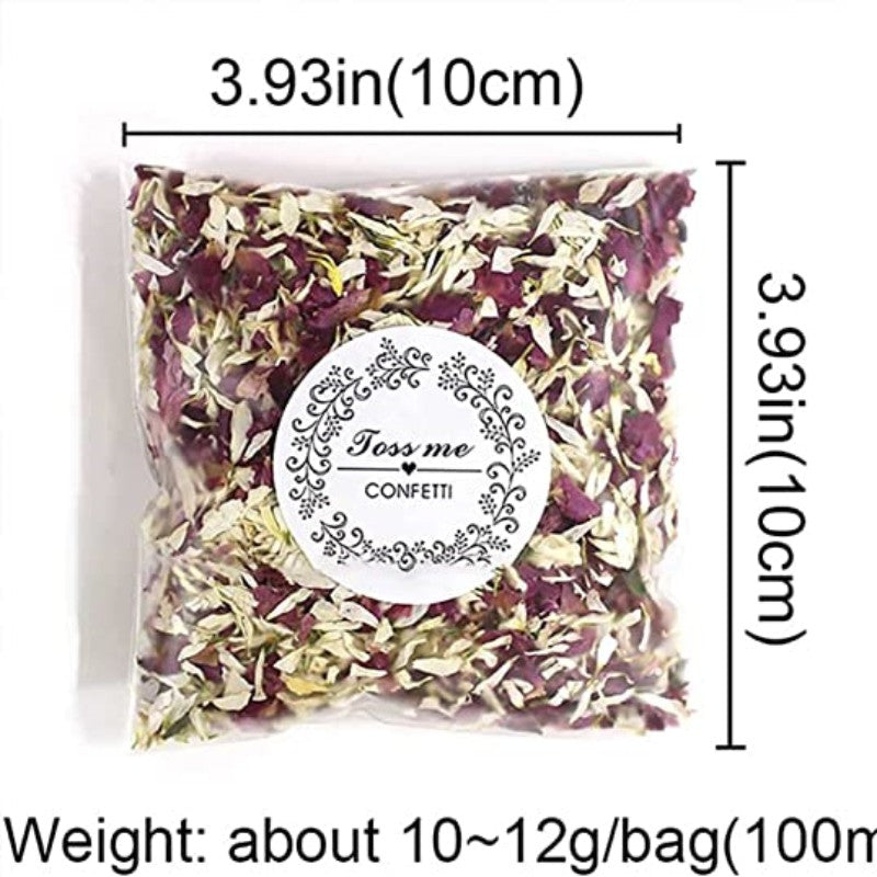 Biodegradable Dried Flower Confetti for Weddings & Parties