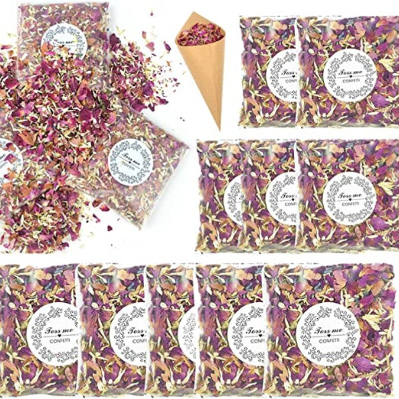 Biodegradable Dried Flower Confetti for Weddings & Parties