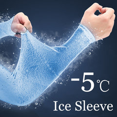 Ice Silk Arm Sleeves UV Protection Hand Cover for Outdoor Sports