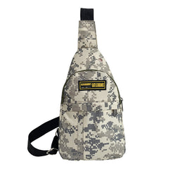 Geometric Pattern Sling Bag Zipper Chest Bag
