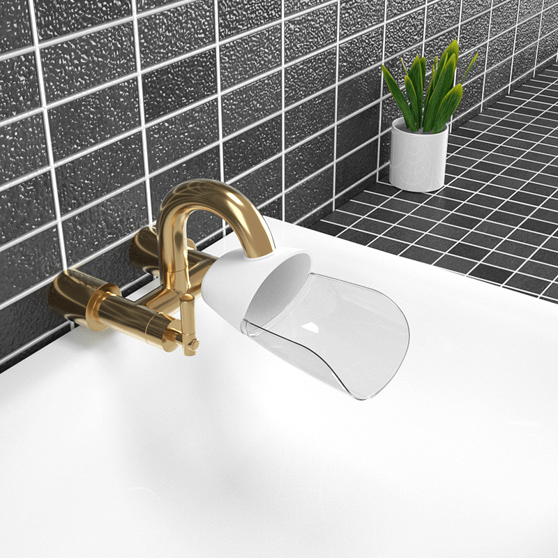 Mother And Baby Safety Faucet Extender Cartoon Design