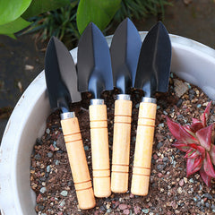 Stainless Steel Gardening Shovel Wooden Handle Home Garden Tools