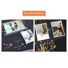 Pink Wooden Baby Growth Album DIY Paste Photo Album