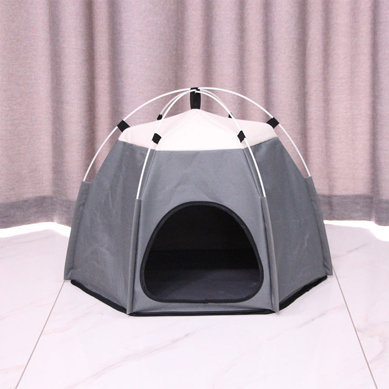 Foldable Pet Tent Bed for Indoor Playtime