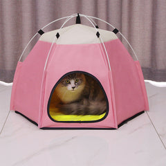 Foldable Pet Tent Bed for Indoor Playtime