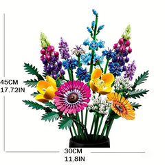 Wild Flowers Bouquet for Home Decoration DIY Crafts and Unique Gift