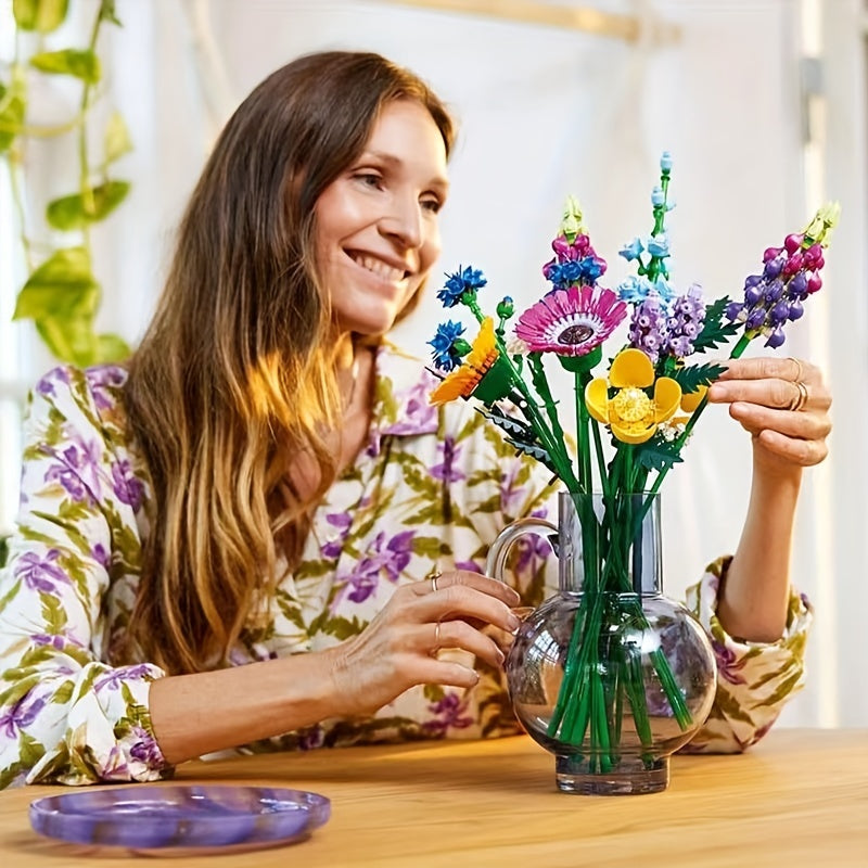 Wild Flowers Bouquet for Home Decoration DIY Crafts and Unique Gift