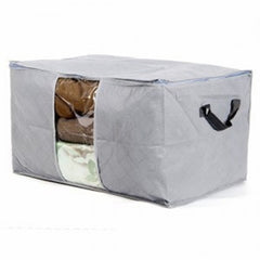 Large Capacity Non-woven Storage Box Zipper Dustproof Container