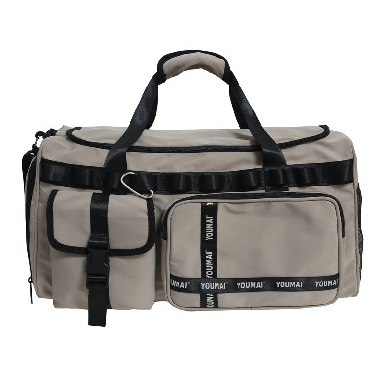 Colorblock Casual Sports Handbag Large Capacity Storage Bag