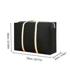 Large Capacity Zipper Storage Handbag Lightweight Organizer