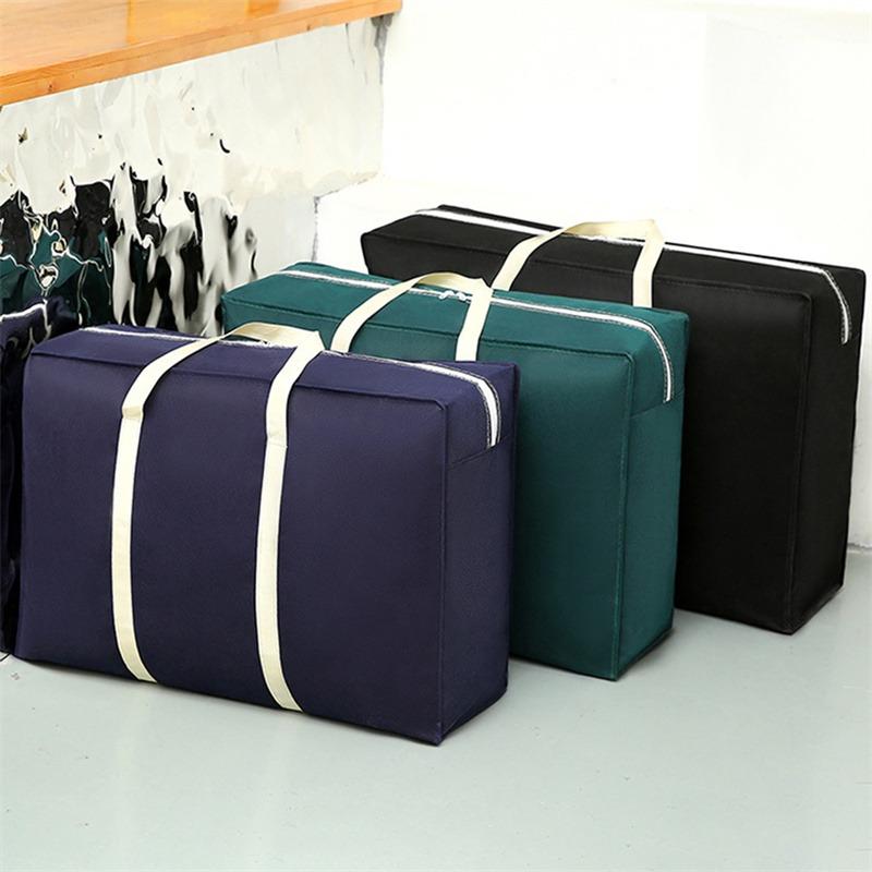 Large Capacity Zipper Storage Handbag Lightweight Organizer