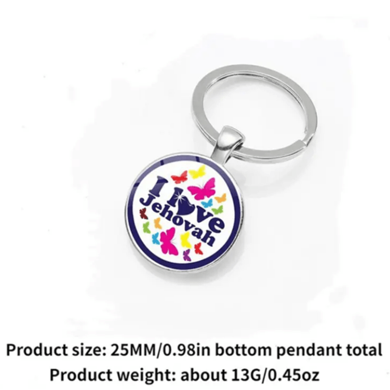 JW.org Keychain Christian Key Ring Bag Charm Gift