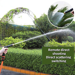 Metal Garden Hose Nozzle w/ Brass Nozzle High Pressure Spray Gun