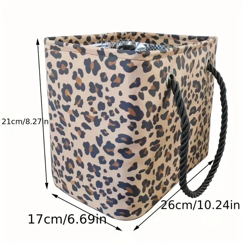 Leopard Pattern Travel Storage Bag Fitness Beach Toiletry