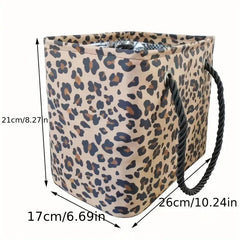 Leopard Pattern Travel Storage Bag Fitness Beach Toiletry