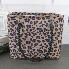 Leopard Pattern Travel Storage Bag Fitness Beach Toiletry