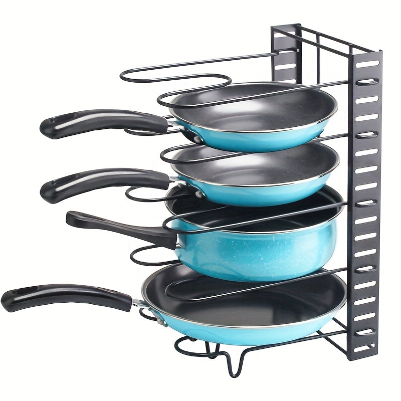 Adjustable Pot Organizer Rack For Cabinet