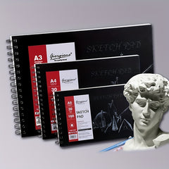 Spiral Bound Sketchbook 30 Sheets 160gsm A3 A4 A5