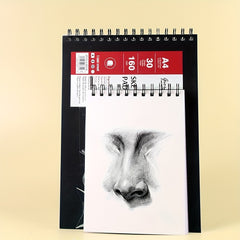 Spiral Bound Sketchbook 30 Sheets 160gsm A3 A4 A5