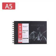 Spiral Bound Sketchbook 30 Sheets 160gsm A3 A4 A5