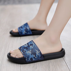 Men's Camo Quick Drying Non Slip Slides for Summer