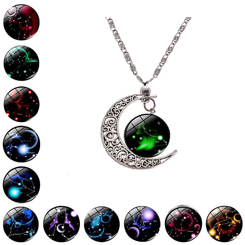 Zodiac Star Signs Necklace - Men & Women