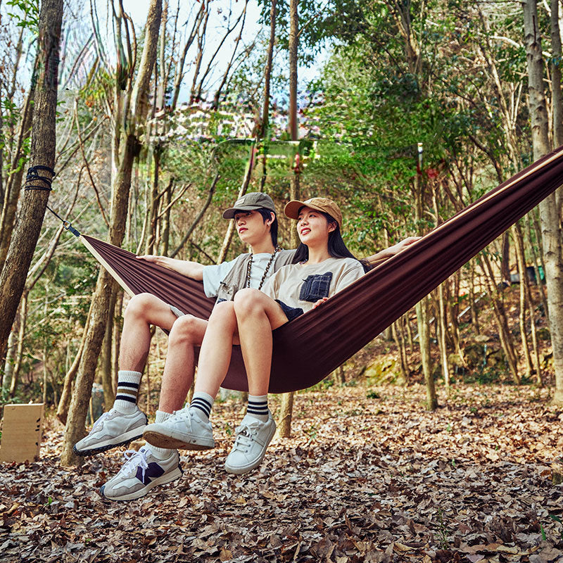 Portable Thick Camping Hammock for Outdoor Couple Date